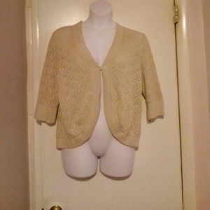C J Banks shimmery sweater